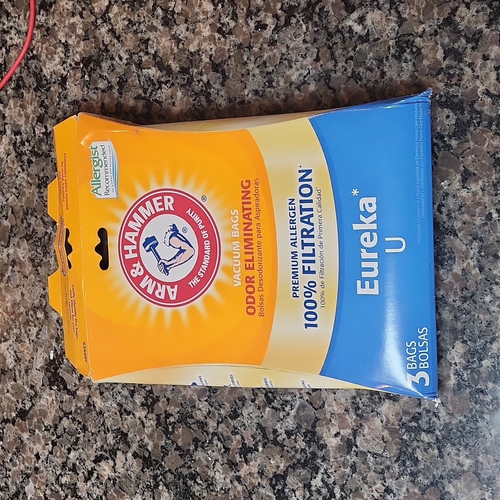 Arm & Hammer Eureka U 100% Filtration bags pack of 2 new